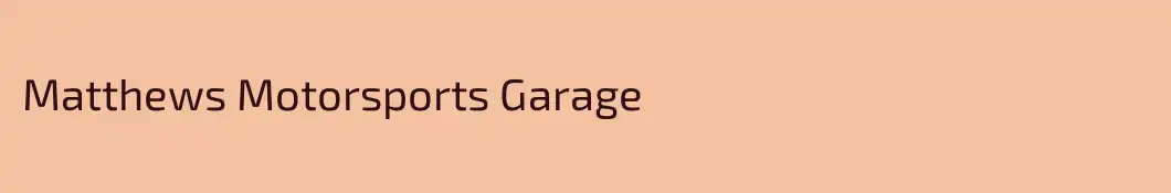 Matthews Motorsports Garage